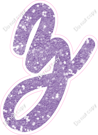 CU 23.5" Individuals - Lavender Sparkle z