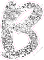 CU 23.5" Individuals - Light Silver Sparkle B