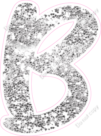 CU 23.5" Individuals - Light Silver Sparkle B