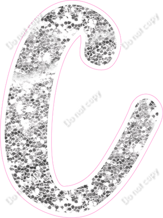 CU 23.5" Individuals - Light Silver Sparkle C