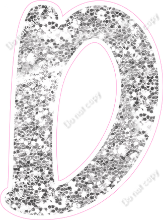 CU 23.5" Individuals - Light Silver Sparkle D