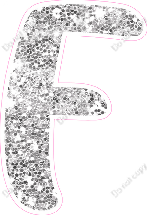 CU 23.5" Individuals - Light Silver Sparkle F