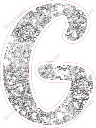 CU 23.5" Individuals - Light Silver Sparkle G