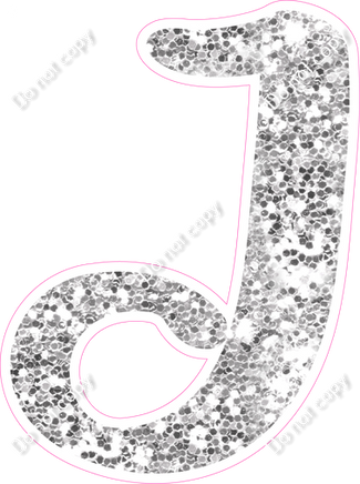 CU 23.5" Individuals - Light Silver Sparkle J