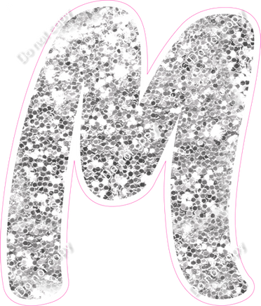 CU 23.5" Individuals - Light Silver Sparkle M