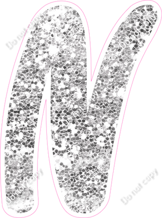 CU 23.5" Individuals - Light Silver Sparkle N