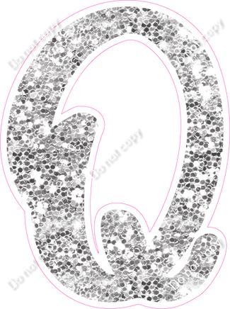 CU 23.5" Individuals - Light Silver Sparkle Q