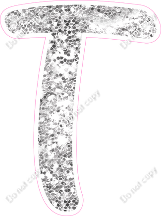 CU 23.5" Individuals - Light Silver Sparkle T