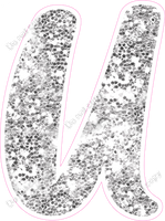 CU 23.5" Individuals - Light Silver Sparkle U