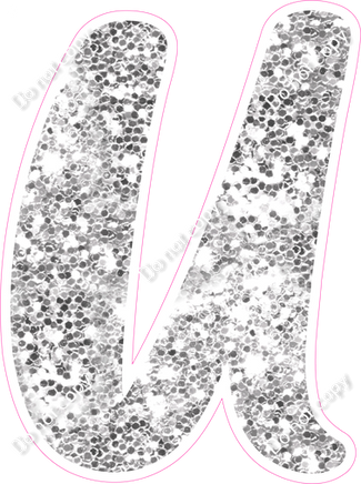 CU 23.5" Individuals - Light Silver Sparkle U