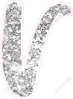 CU 23.5" Individuals - Light Silver Sparkle V