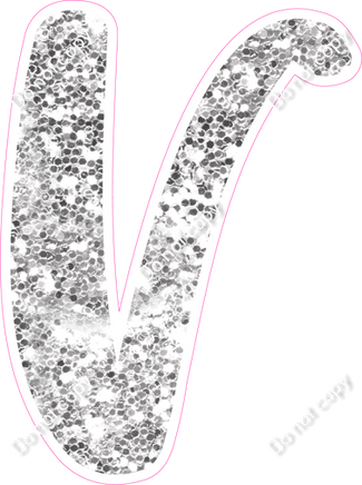 CU 23.5" Individuals - Light Silver Sparkle V