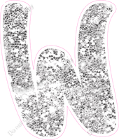 CU 23.5" Individuals - Light Silver Sparkle W