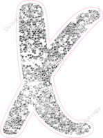 CU 23.5" Individuals - Light Silver Sparkle X