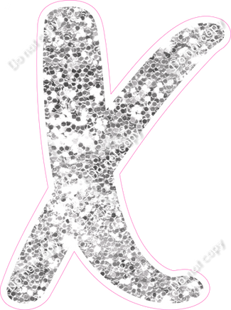 CU 23.5" Individuals - Light Silver Sparkle X