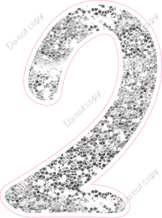 CU 23.5" Individuals - Light Silver Sparkle 2