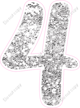 CU 23.5" Individuals - Light Silver Sparkle 4