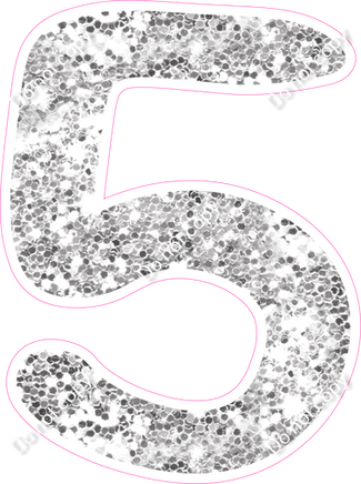 CU 23.5" Individuals - Light Silver Sparkle 5