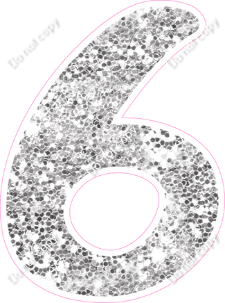 CU 23.5" Individuals - Light Silver Sparkle 6