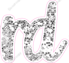 CU 23.5" Individuals - Light Silver Sparkle RD