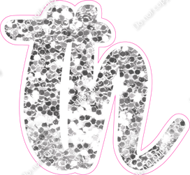 CU 23.5" Individuals - Light Silver Sparkle TH