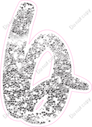 CU 23.5" Individuals - Light Silver Sparkle b