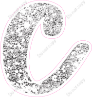 CU 23.5" Individuals - Light Silver Sparkle c