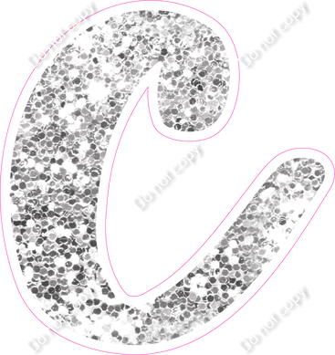 CU 23.5" Individuals - Light Silver Sparkle c