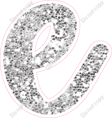 CU 23.5" Individuals - Light Silver Sparkle e