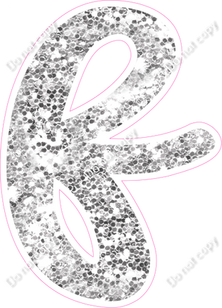 CU 23.5" Individuals - Light Silver Sparkle f