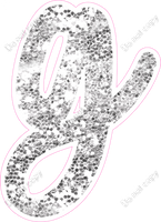 CU 23.5" Individuals - Light Silver Sparkle g