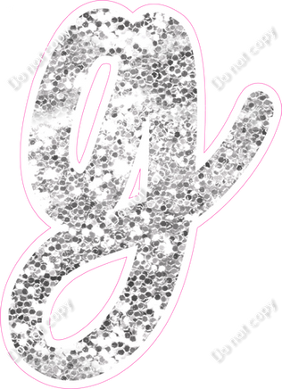 CU 23.5" Individuals - Light Silver Sparkle g