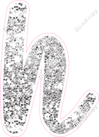 CU 23.5" Individuals - Light Silver Sparkle h