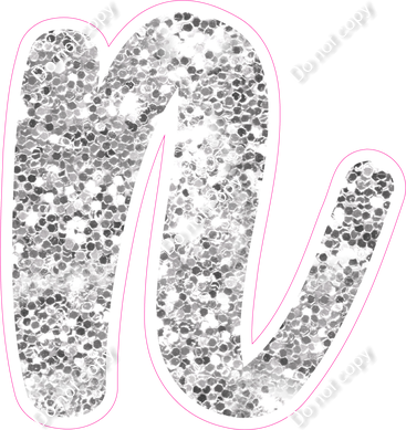 CU 23.5" Individuals - Light Silver Sparkle n