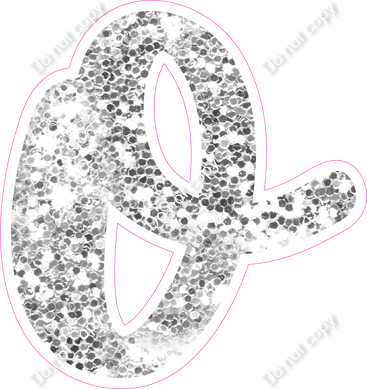 CU 23.5" Individuals - Light Silver Sparkle o