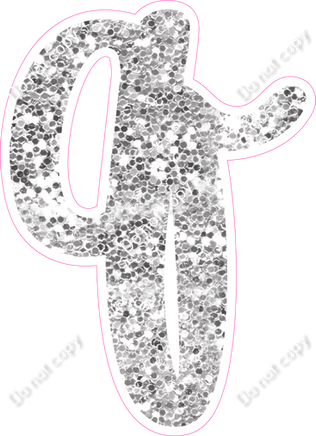 CU 23.5" Individuals - Light Silver Sparkle q