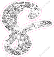 CU 23.5" Individuals - Light Silver Sparkle s