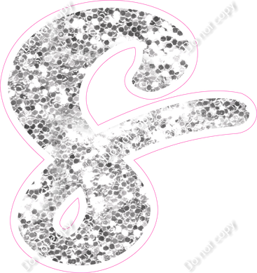 CU 23.5" Individuals - Light Silver Sparkle s