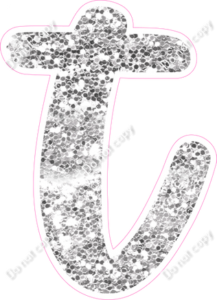 CU 23.5" Individuals - Light Silver Sparkle t