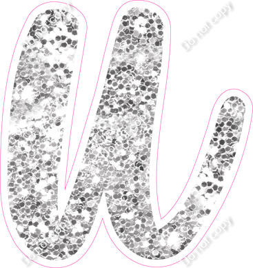 CU 23.5" Individuals - Light Silver Sparkle u