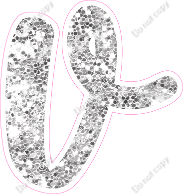 CU 23.5" Individuals - Light Silver Sparkle v