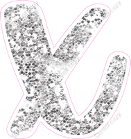 CU 23.5" Individuals - Light Silver Sparkle x