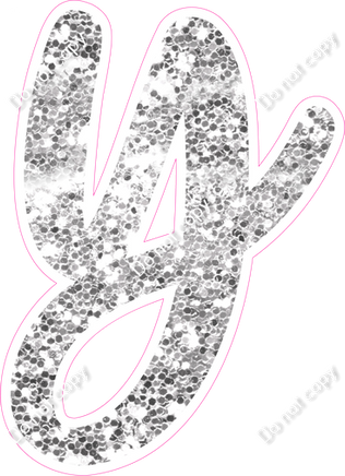 CU 23.5" Individuals - Light Silver Sparkle y