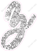 CU 23.5" Individuals - Light Silver Sparkle z