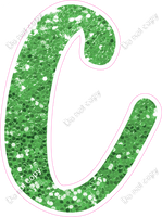 CU 23.5" Individuals - Lime Green Sparkle C