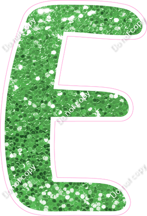 CU 23.5" Individuals - Lime Green Sparkle E