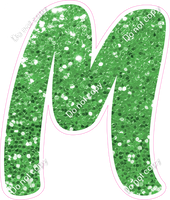 CU 23.5" Individuals - Lime Green Sparkle M