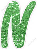 CU 23.5" Individuals - Lime Green Sparkle N