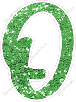 CU 23.5" Individuals - Lime Green Sparkle O