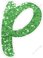 CU 23.5" Individuals - Lime Green Sparkle P